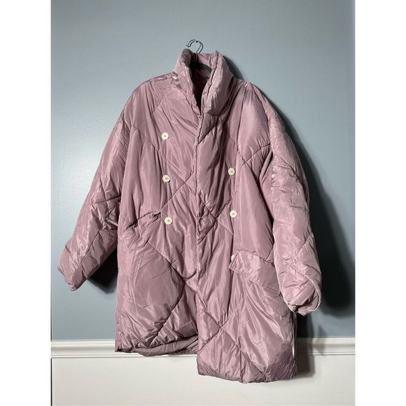 Free People Pink Puffer Jacket - Picture 3 of 5